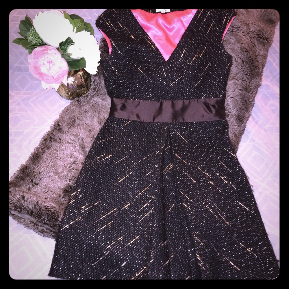 🌈Milly of NY SUMPTUOUSLY Thick Tweed Dress, 6 EUC